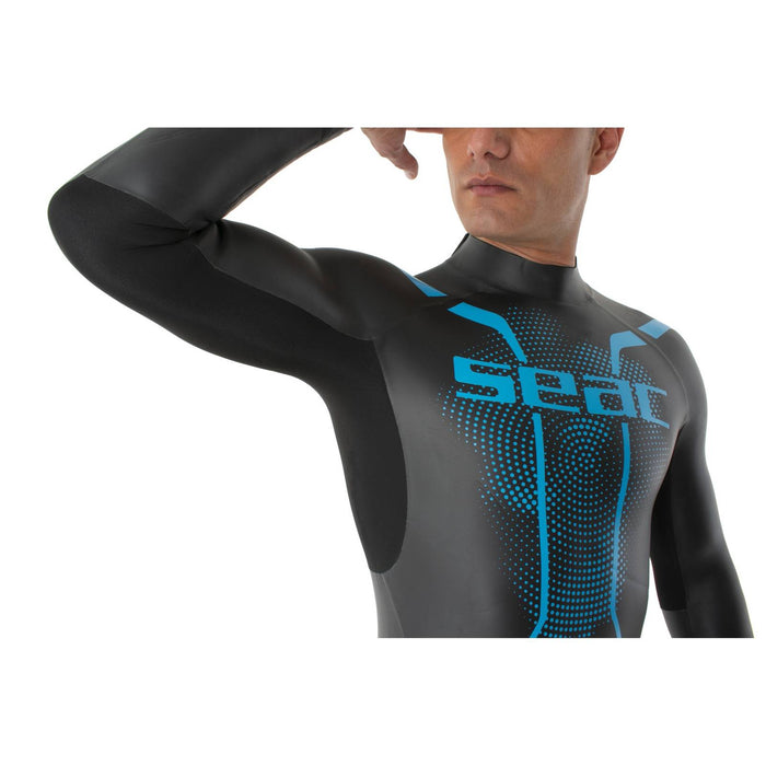 Wetsuit Pace Man 2,5-3,5mm Black-Blue S Seac 1-133-S