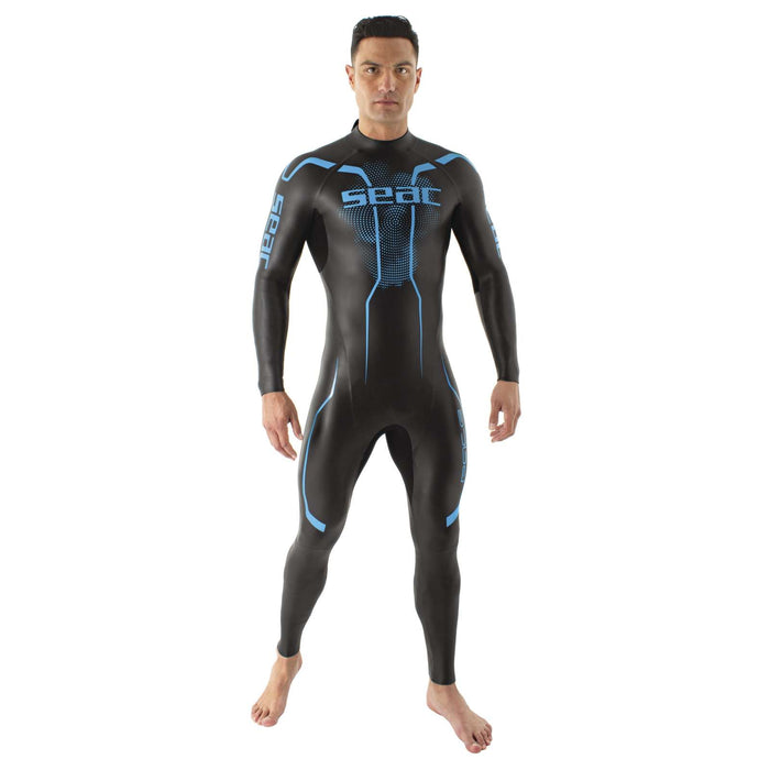 Wetsuit Pace Man 2,5-3,5mm Black-Blue XL Seac 1-133-XL