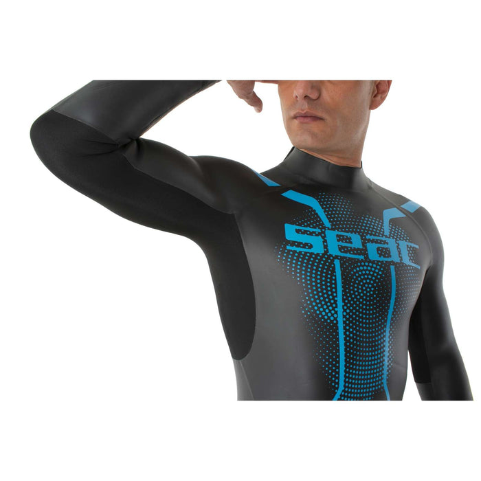 Wetsuit Pace Man 2,5-3,5mm Black-Blue XL Seac 1-133-XL