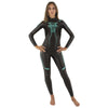 Wetsuit Pace Woman 2,5-3,5mm Black-Turquoise L Seac 1-134-L