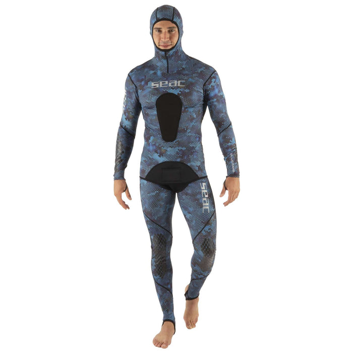 Wetsuit Blue Moon Man Camo Spandex XXXL Seac 1-156-XXXL