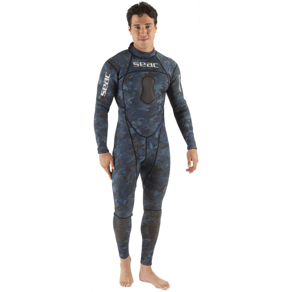 Wetsuit Blue Sea Man 1,5mm Camo XXL Seac 1-157-XXL