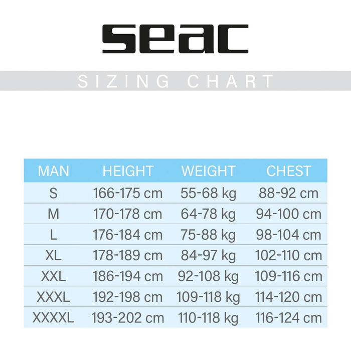 Wetsuit Ciao Man 2,5mm L Seac 1-18-L