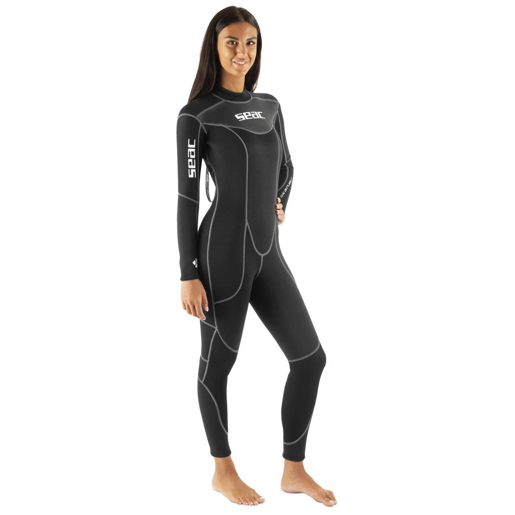 Wetsuit Sense Black Woman 3mm XL Seac 1-79-XL