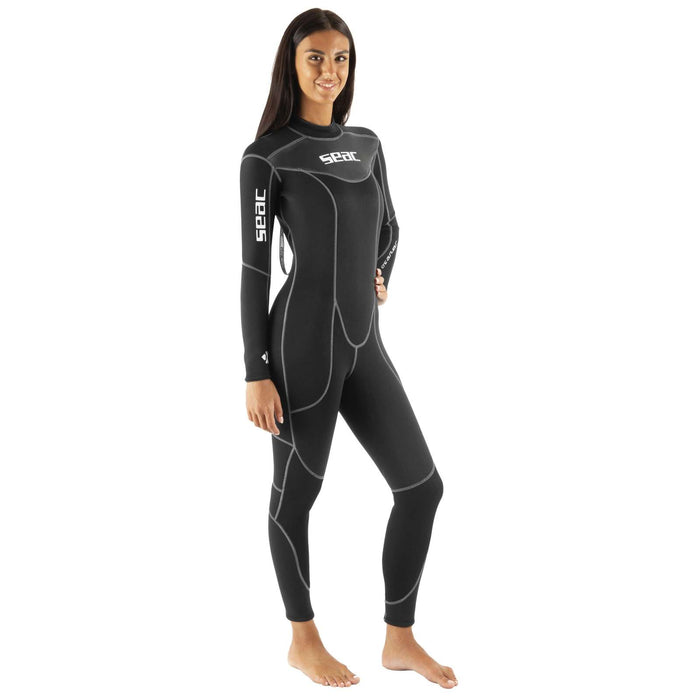 Wetsuit Sense Black Woman 3mm XXL Seac 1-79-XXL