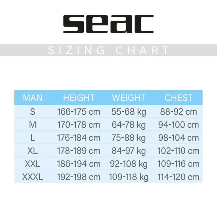 Wetsuit Privilege Flex Man 5mm XXXL Seac 1-81-XXXL