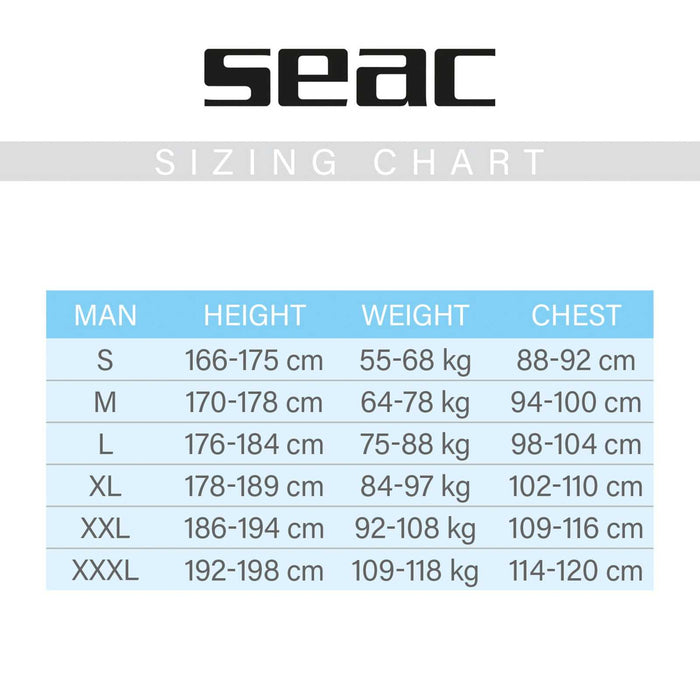 Wetsuit Royal Man 3,5mm Black L Seac 1-84-L