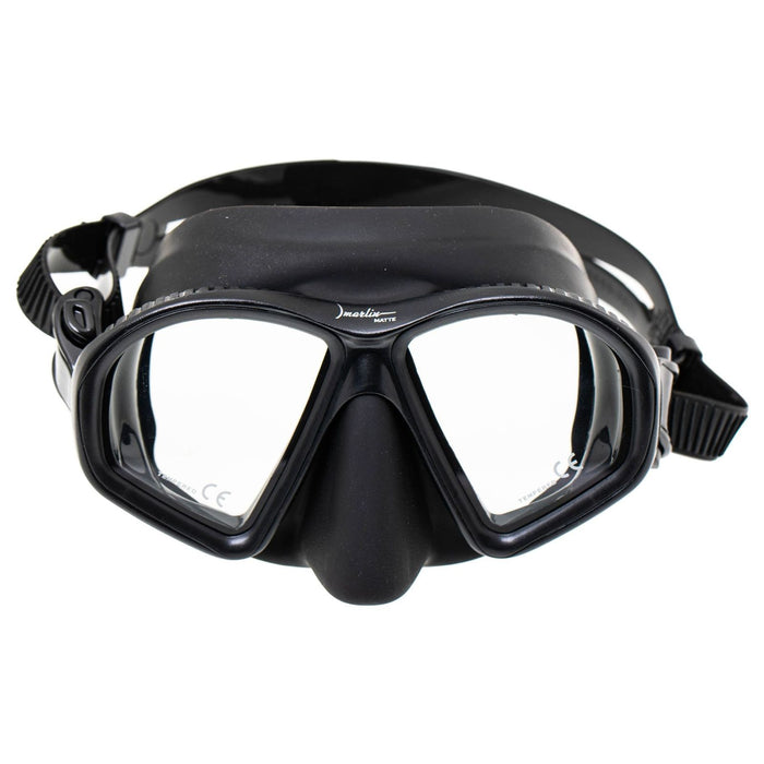 Diving Mask Matte Black Marlin 10300