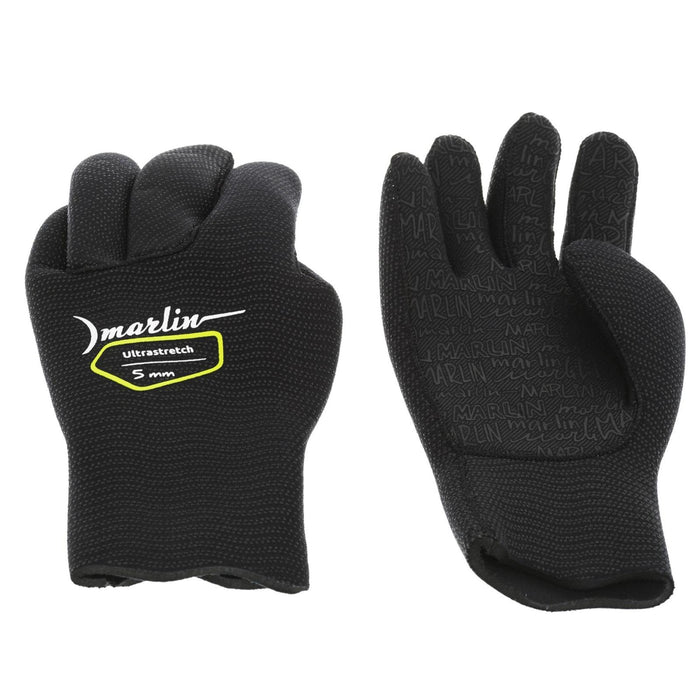 Guantes de buceo Ultrastretch 5mm negros talla XL Marlin 10515