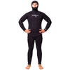 Spear Vissen Volledige Wetsuit Blackskin Man 7mm Zwart Maat LX Marlin 10964