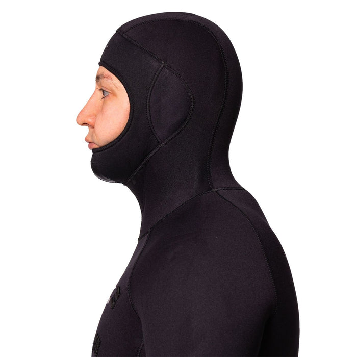 Spear Vissen Volledige Wetsuit Blackskin Man 7mm Zwart Maat LX Marlin 10964