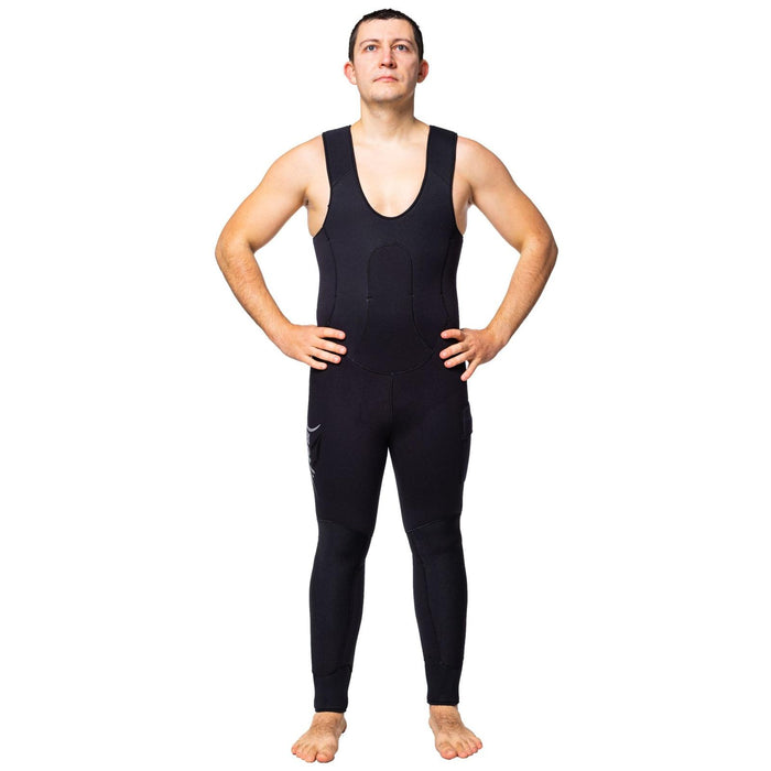 Spearfishing Full Wetsuit Blackskin Man 7mm Black Size XXL Marlin 10966