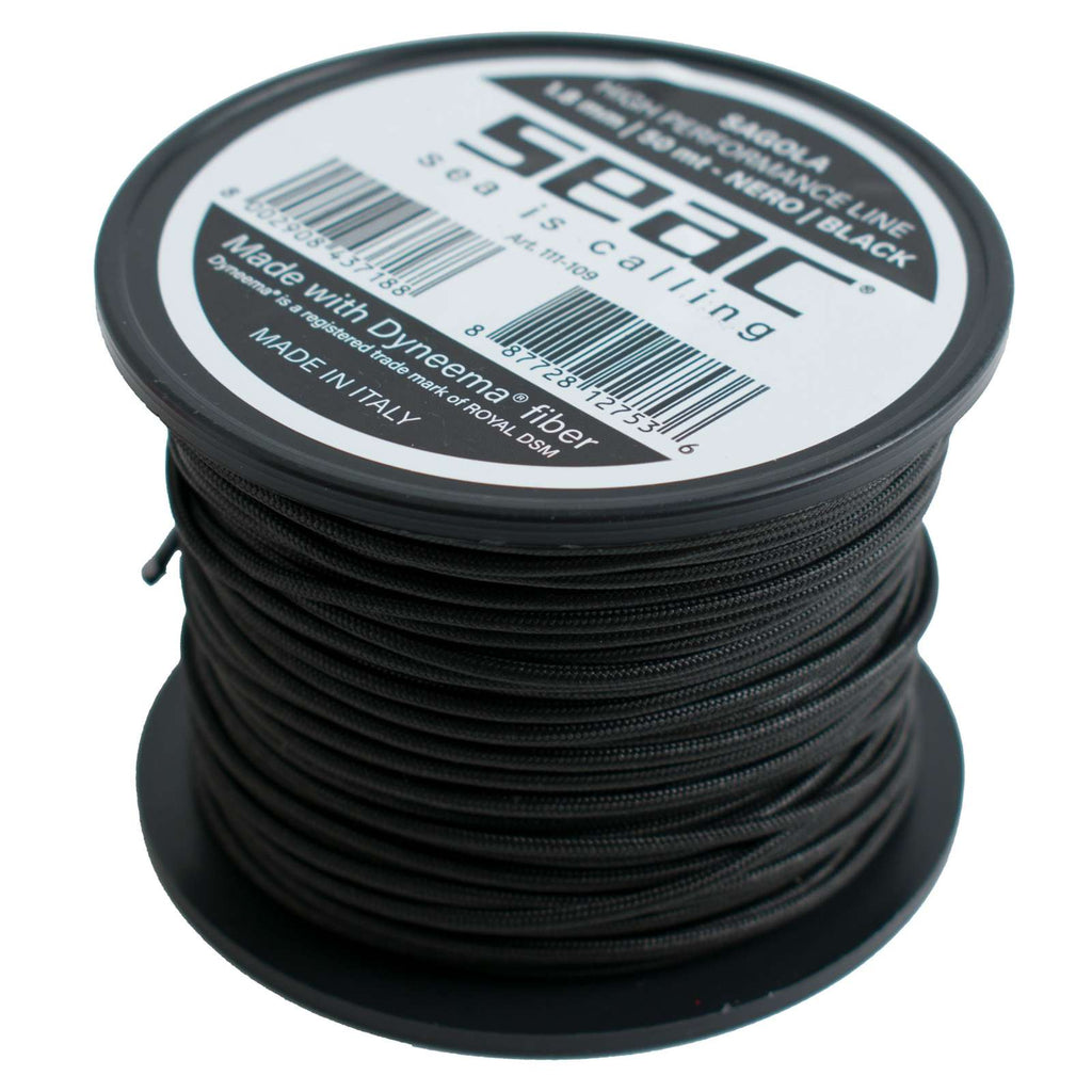 Core Dyneema Black 50m 1,8mm Seac 111-109N