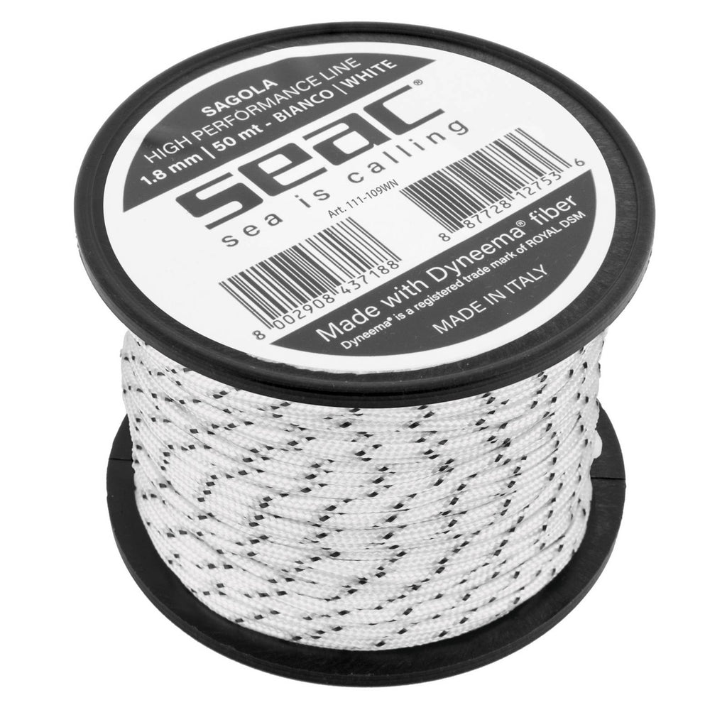Core Dyneema Black-White 50m 1,8mm Seac 111-109WN