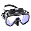 Diving Mask Visualator Black Yellow-Mirrored Lenses Marlin 11423
