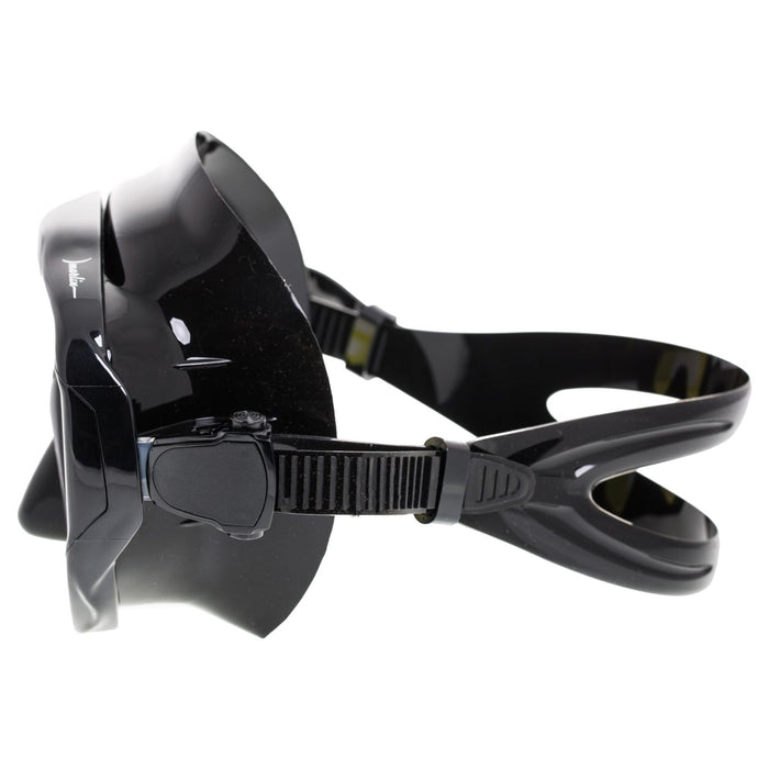 Diving Mask Visualator Black Yellow-Mirrored Lenses Marlin 11423