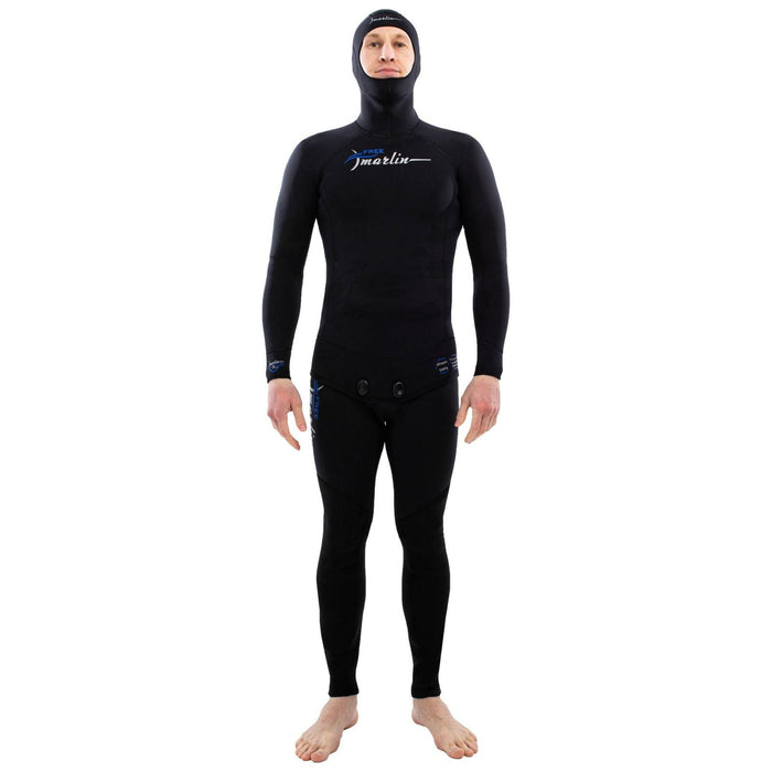 Freediving Full Wetsuit Free Man 3mm Black Size LX Marlin 116995