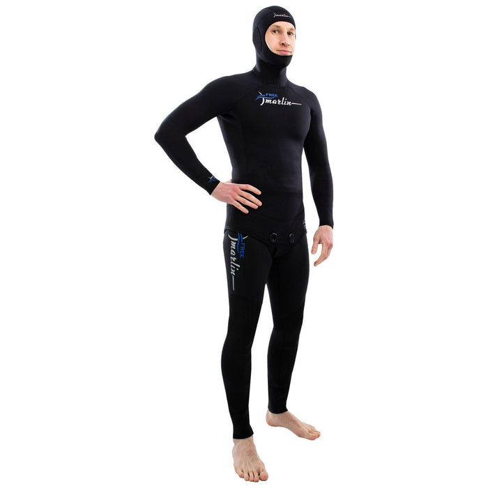 Freediving Full Wetsuit Free Man 3mm Black Size LX Marlin 116995