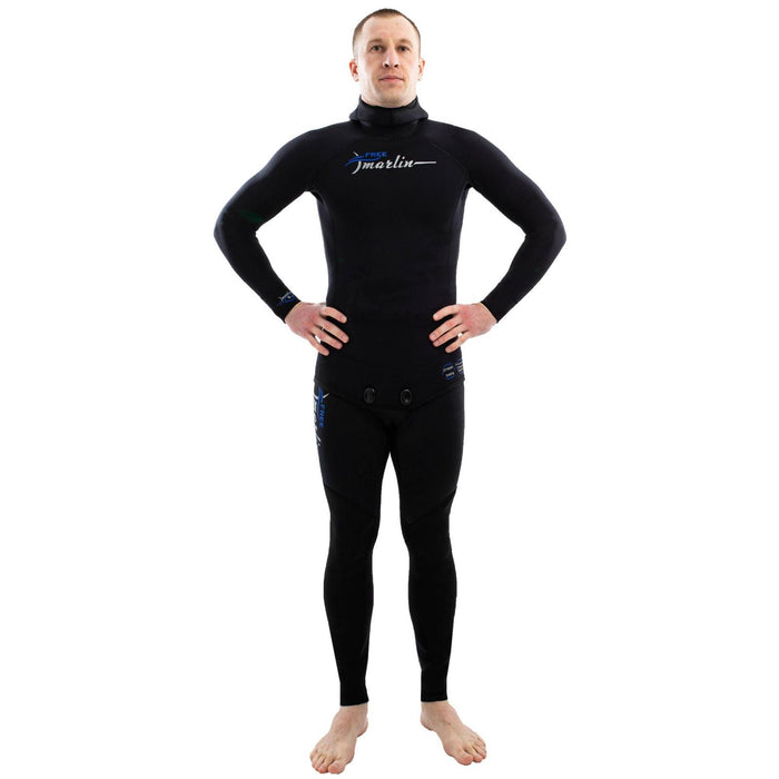 Freediving Full Wetsuit Free Man 3mm Black Size LX Marlin 116995