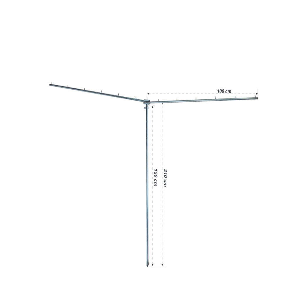 Telescopic Drying Rod Stand Expert Predator 11715