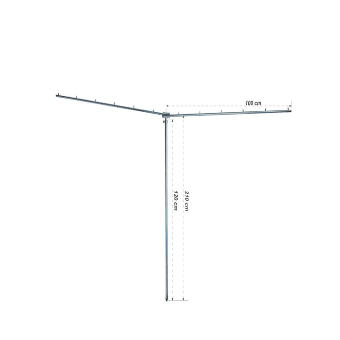 Telescopic Drying Rod Stand Expert Predator 11715