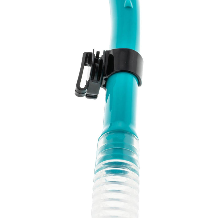 Snorkel Tube Dry Duo Green-Clear Marlin 117429