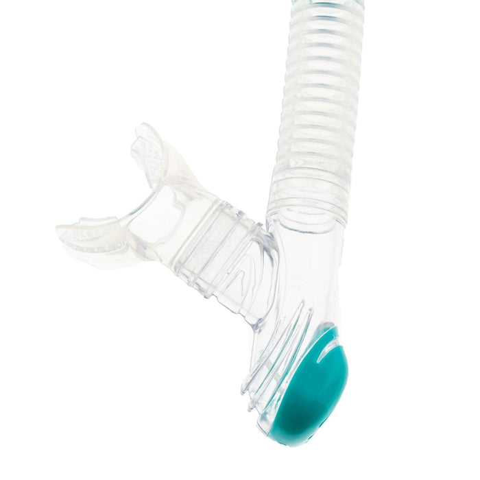 Snorkel Tube Dry Duo Green-Clear Marlin 117429