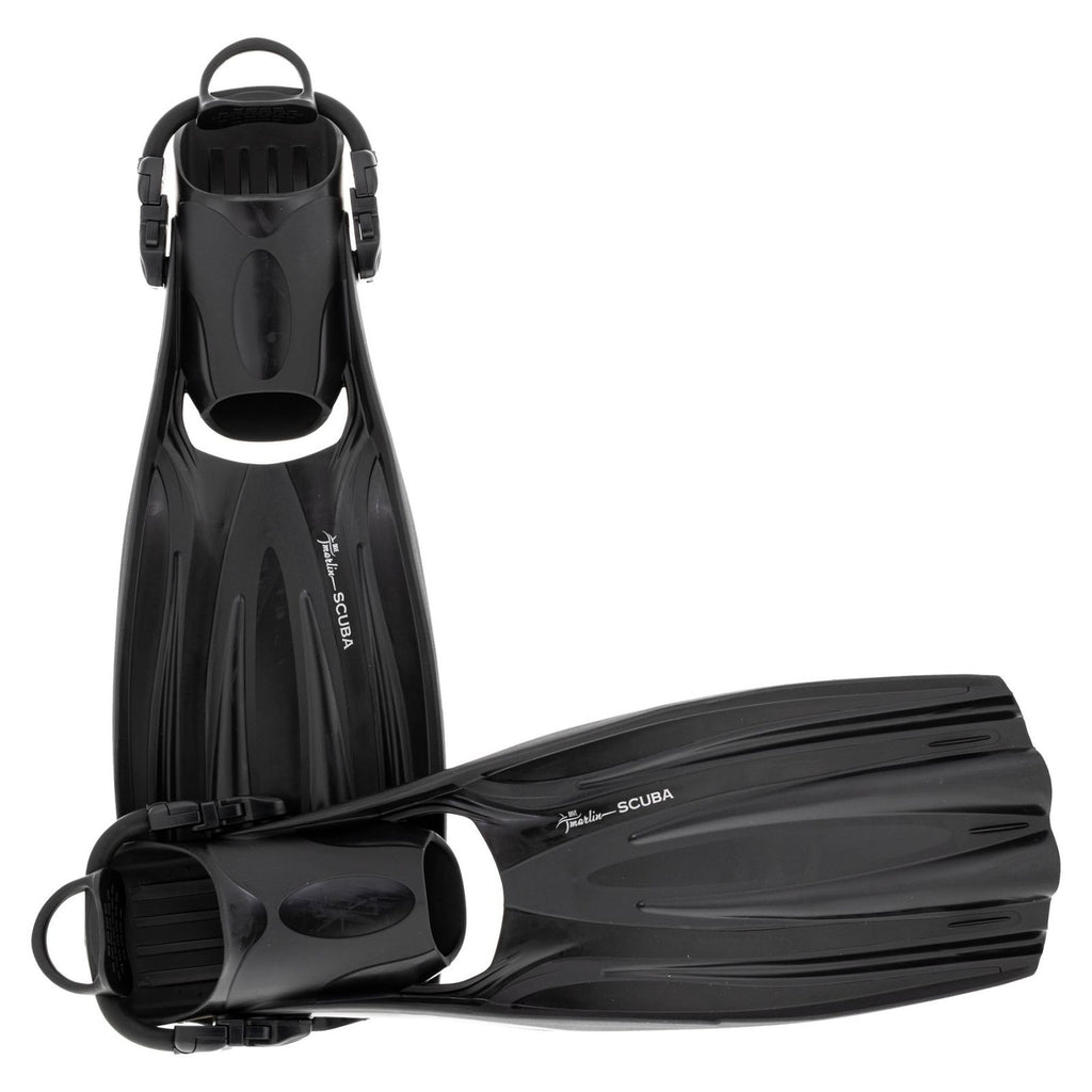 Diving Fins Scuba Ebs Black Size L-44,5-49 Marlin 117446