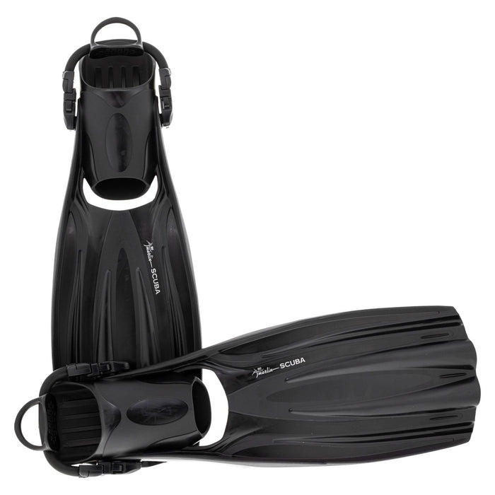 Diving Fins Scuba Ebs Black Size L-44,5-49 Marlin 117446