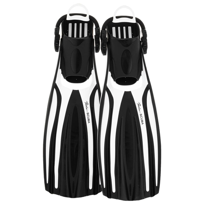 Diving Fins Scuba Ebs White Size R-41-44 Marlin 117455