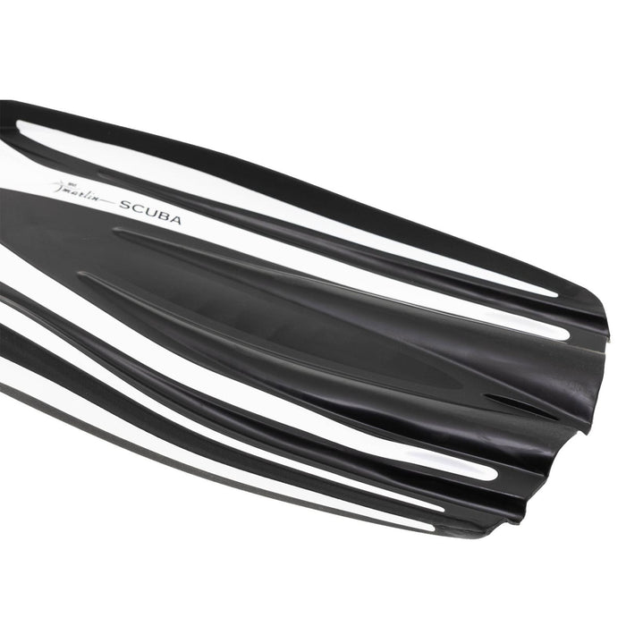 Diving Fins Scuba Ebs White Size R-41-44 Marlin 117455