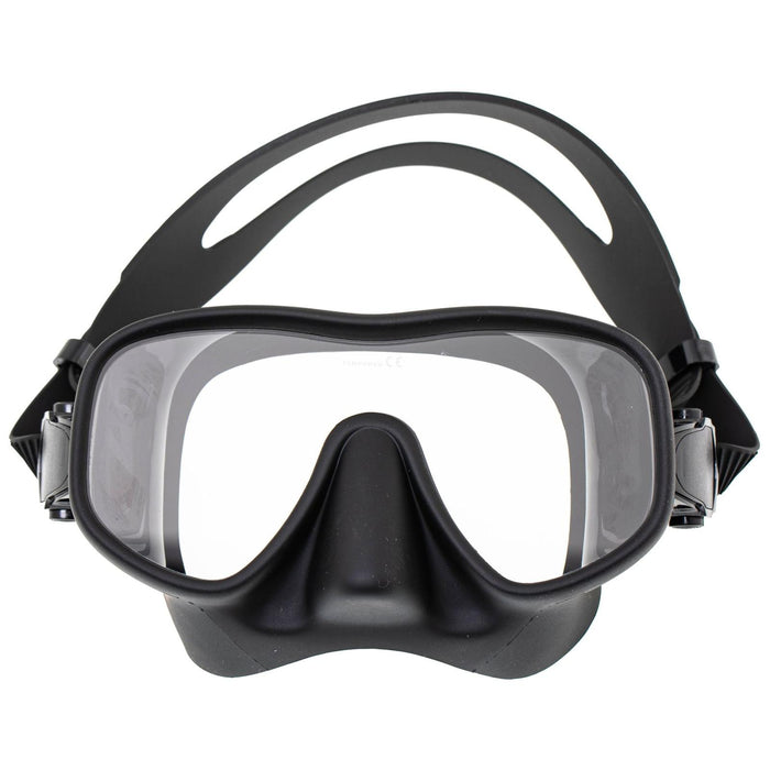Spearfishing Mask Frameless Matte Black Marlin 117472