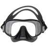 Spearfishing Mask Frameless Matte Black Marlin 117472