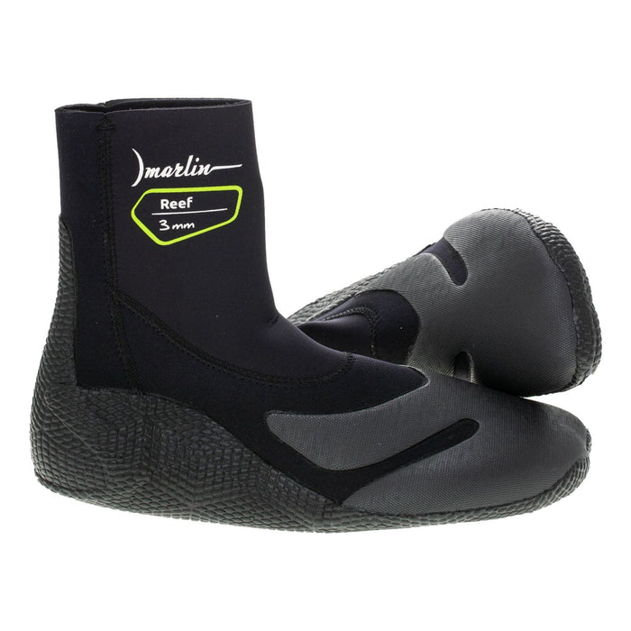 Tauchschuhe Reef 2.0 3mm Schwarz Größe XXXL Marlin 117543