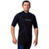 Shorty Wetsuit Malibu Man 2.5mm Black-Blue Size M Marlin 117605
