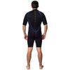 Shorty Wetsuit Malibu Man 2.5mm Black-Blue Size XL Marlin 117607
