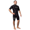 Shorty Wetsuit Malibu Man 2.5mm Black-Silver Size L Marlin 117610