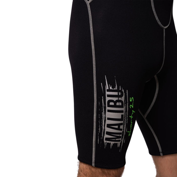 Shorty Wetsuit Malibu Man 2.5mm Black-Silver Size S Marlin 117612