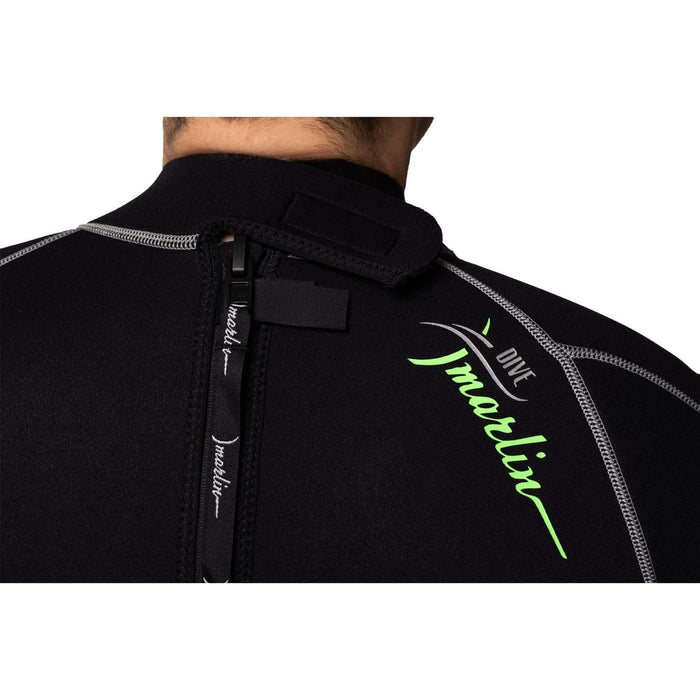 Shorty Wetsuit Malibu Man 2.5mm Black-Silver Size XL Marlin 117614