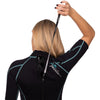 Shorty Wetsuit Malibu Woman 2.5mm Black-Aqua Blue Size XS Marlin 117625