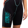 Shorty Wetsuit Malibu Woman 2.5mm Black-Aqua Blue Size XS Marlin 117625