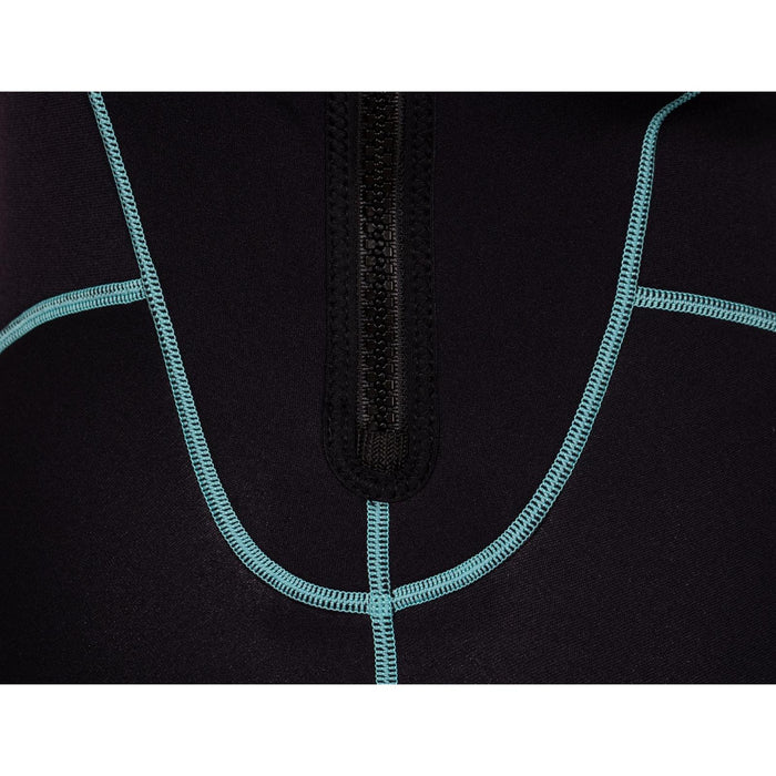 Shorty Wetsuit Malibu Woman 2.5mm Black-Aqua Blue Size XS Marlin 117625