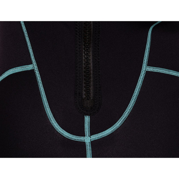 Shorty Wetsuit Malibu Woman 2.5mm Black-Aqua Blue Size XL Marlin 117626