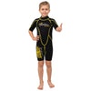 Snorkeling Shorty Wetsuit Malibu Kids 2.5mm Black-Yellow Size XS Marlin 117628