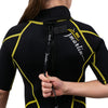 Snorkeling Shorty Wetsuit Malibu Kids 2.5mm Black-Yellow Size XS Marlin 117628