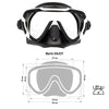 Diving Mask Enjoy White-Black Marlin 118129