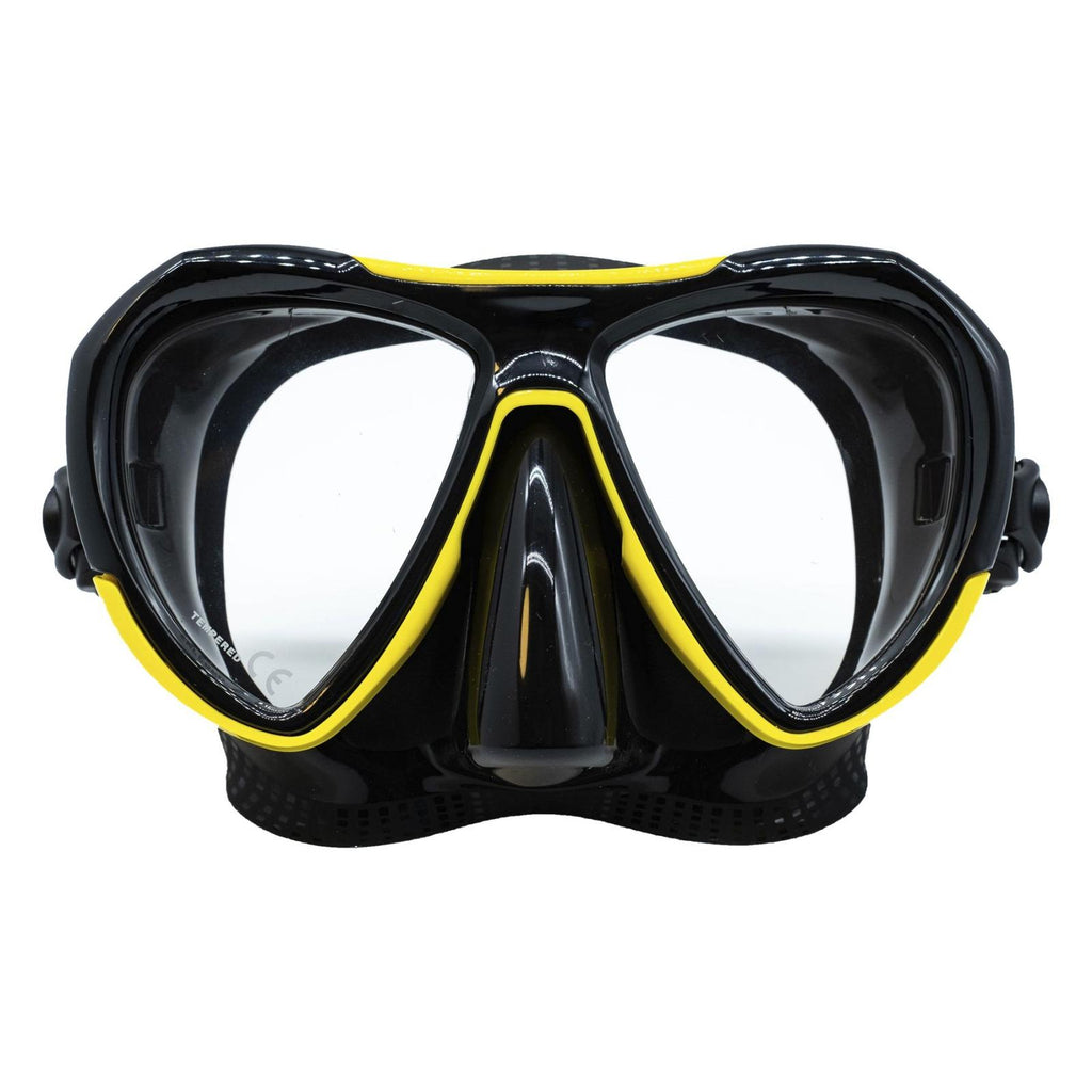Spearfishing Mask Diamond Yellow-Black Marlin 118272