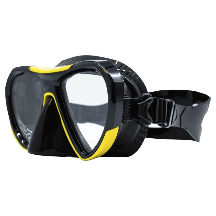 Spearfishing Mask Diamond Yellow-Black Marlin 118272