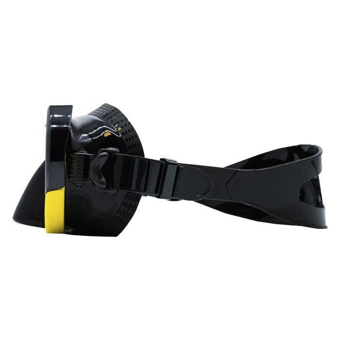 Spearfishing Mask Diamond Yellow-Black Marlin 118272