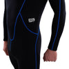 Snorkeling Wetsuit Malibu Man 2.5mm Black-Blue Size S Marlin 118313